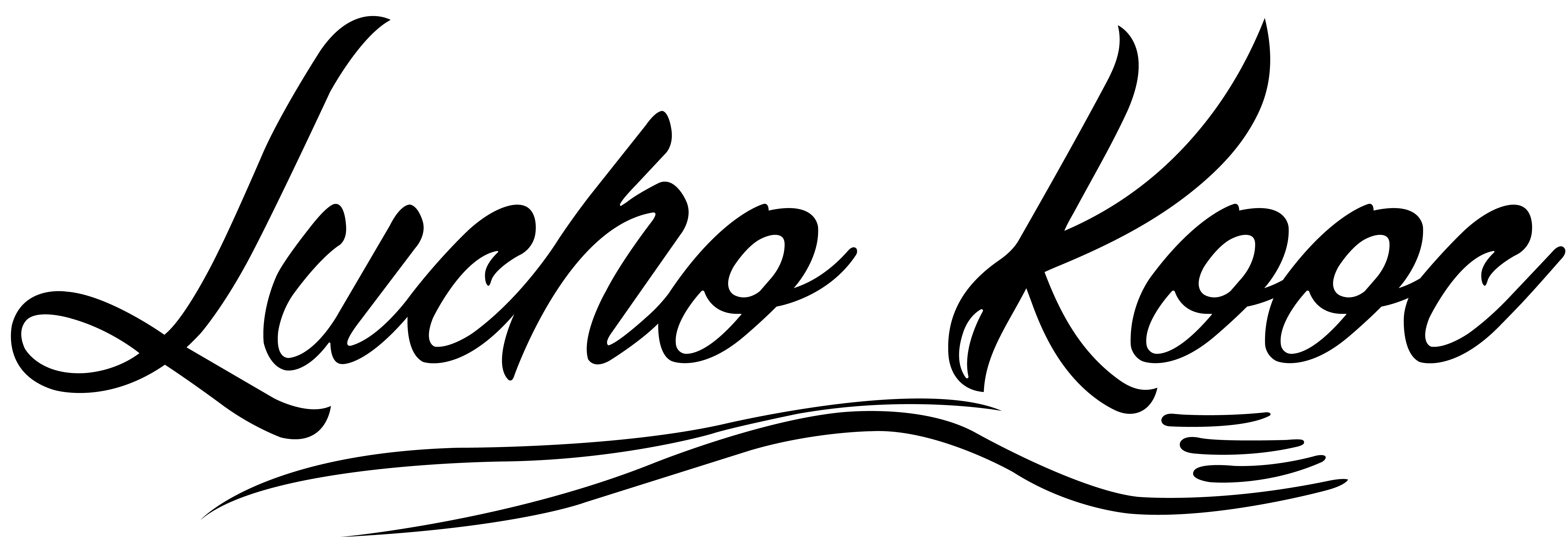 LOGO - LUCHO KOOC - negro